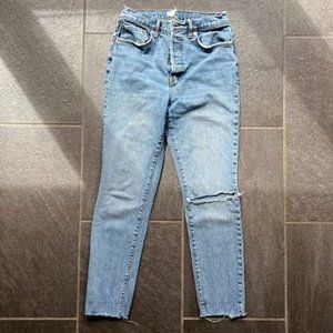 Free People Raw Hem Jeans Sz27